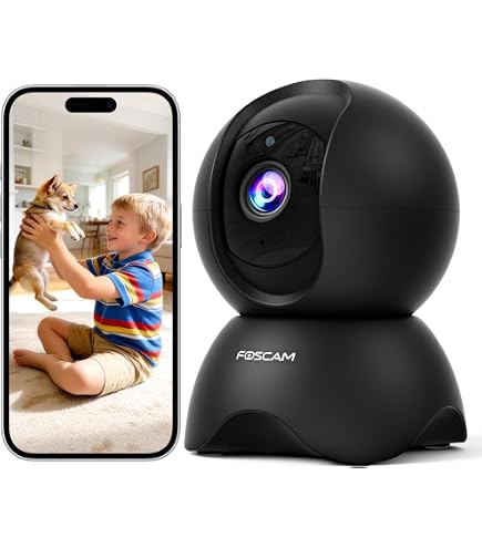 FOSCAM 3K 5MP Open Wireless Security Cameras, 5GHz and 2.4GHz WiFi